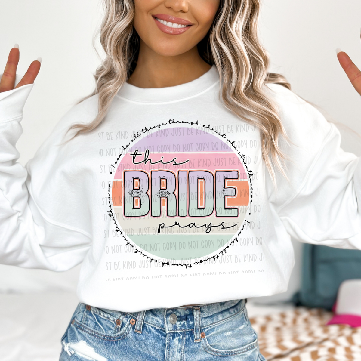 This Bride Prays (Kayndi) 72979 DTF Transfer