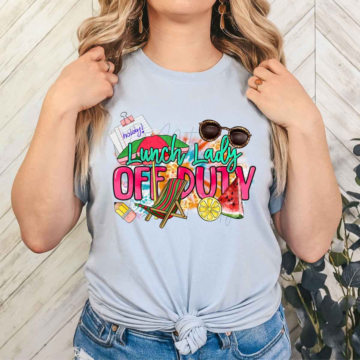 Lunch Lady Off Duty-38062-DTF transfer