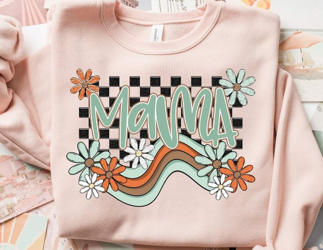 Mama boho mascot (S&G) 52766 DTF transfer