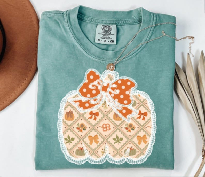 Lace Pumpkin Pattern DTF transfer
