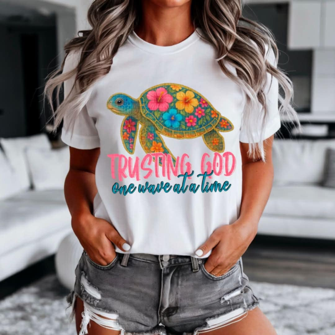 Trusting god one wave at a time (SDD) 99830 DTF transfer