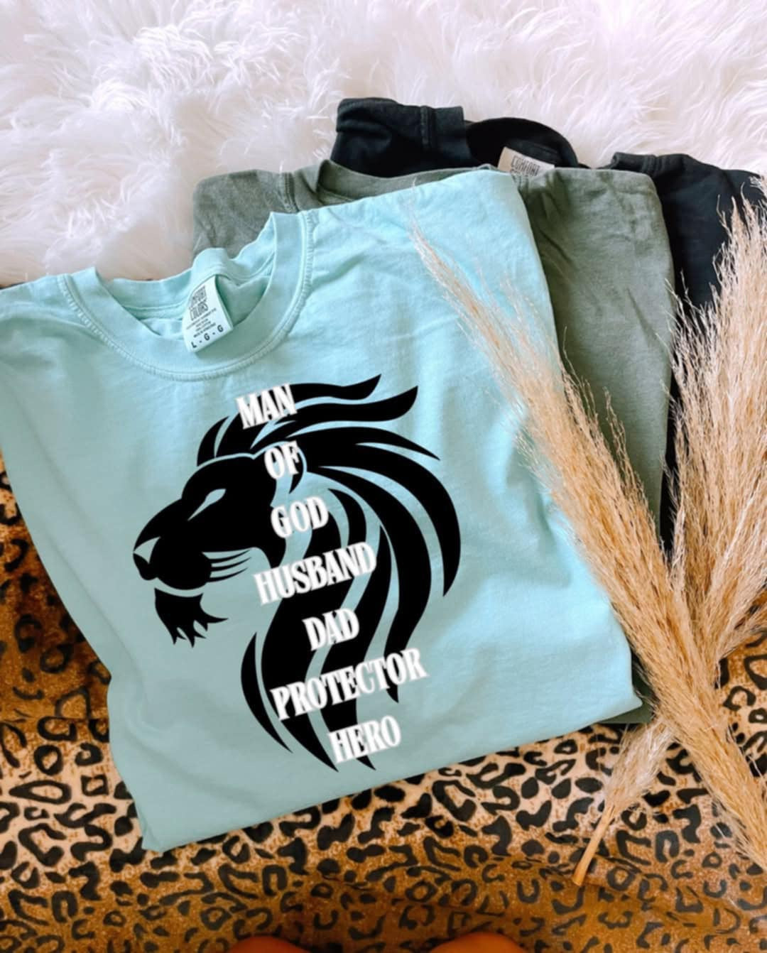 Man of god, husband, dad, protector 106249 DTF transfer