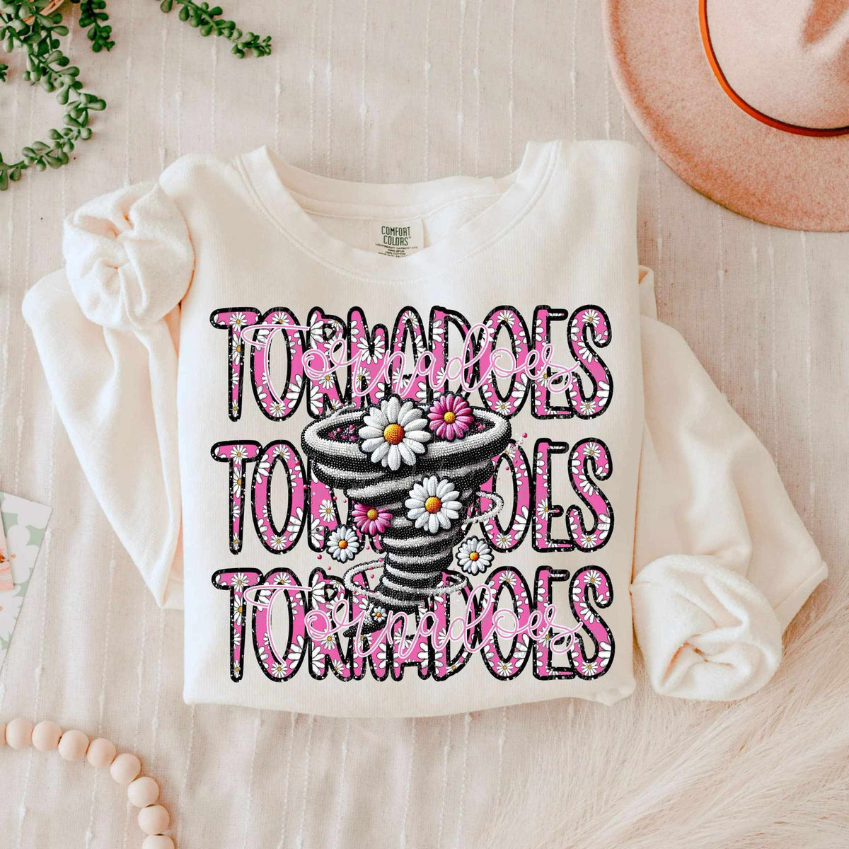 Torndoes floral stacked 80652 DTF transfer