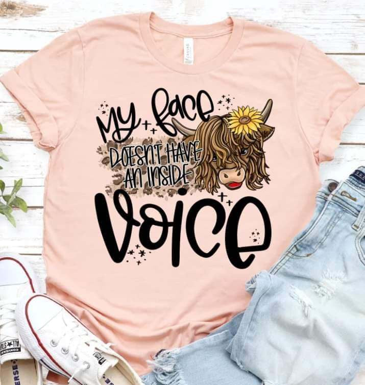 My fave doesn’t have an inside voice (S&G) 70377 DTF transfer
