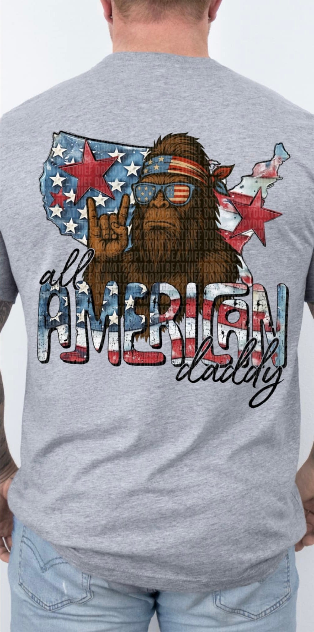 All American daddy (SDD) 97675 DTF transfer