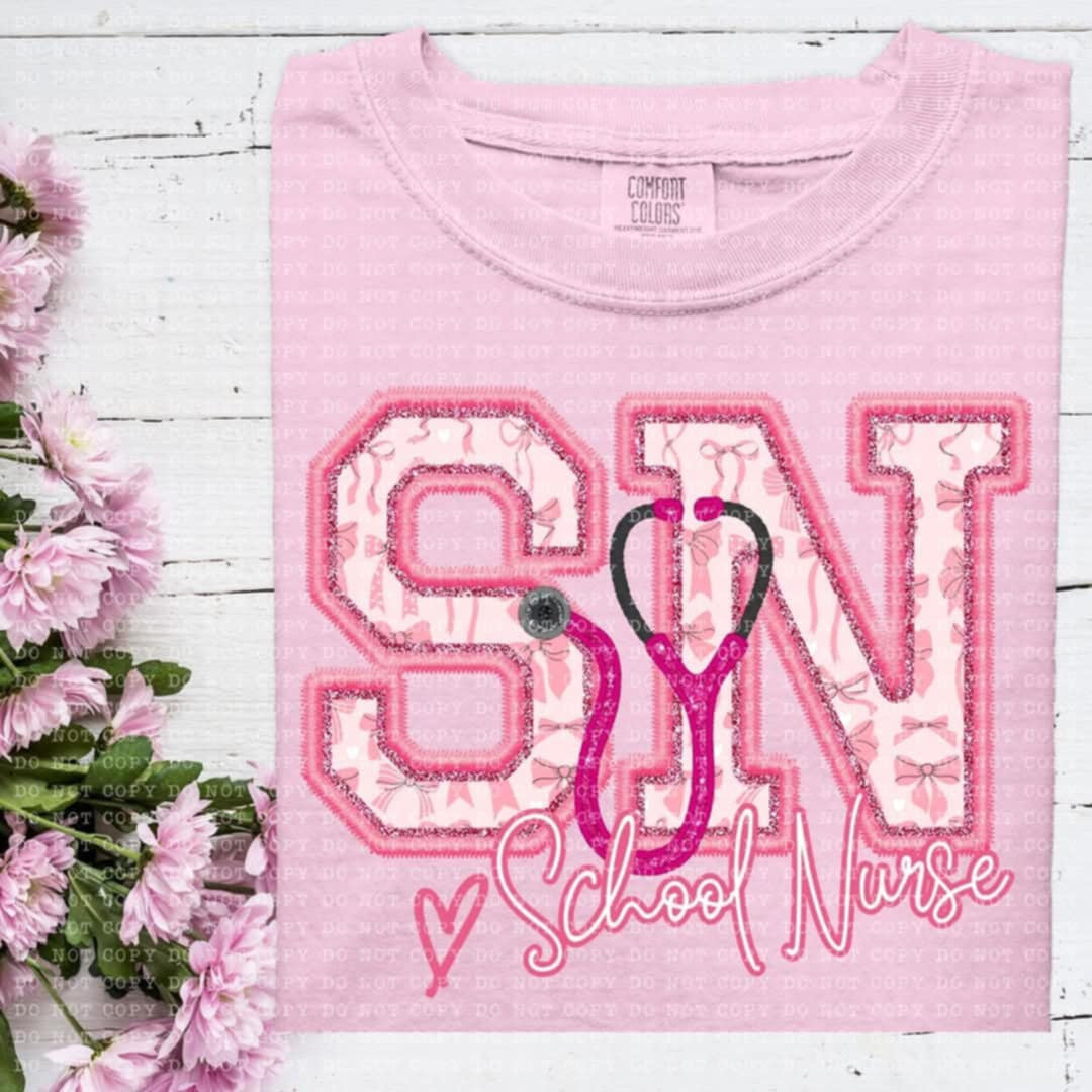 SN school nurse coquette (ECHT) 93887 DTF transfer