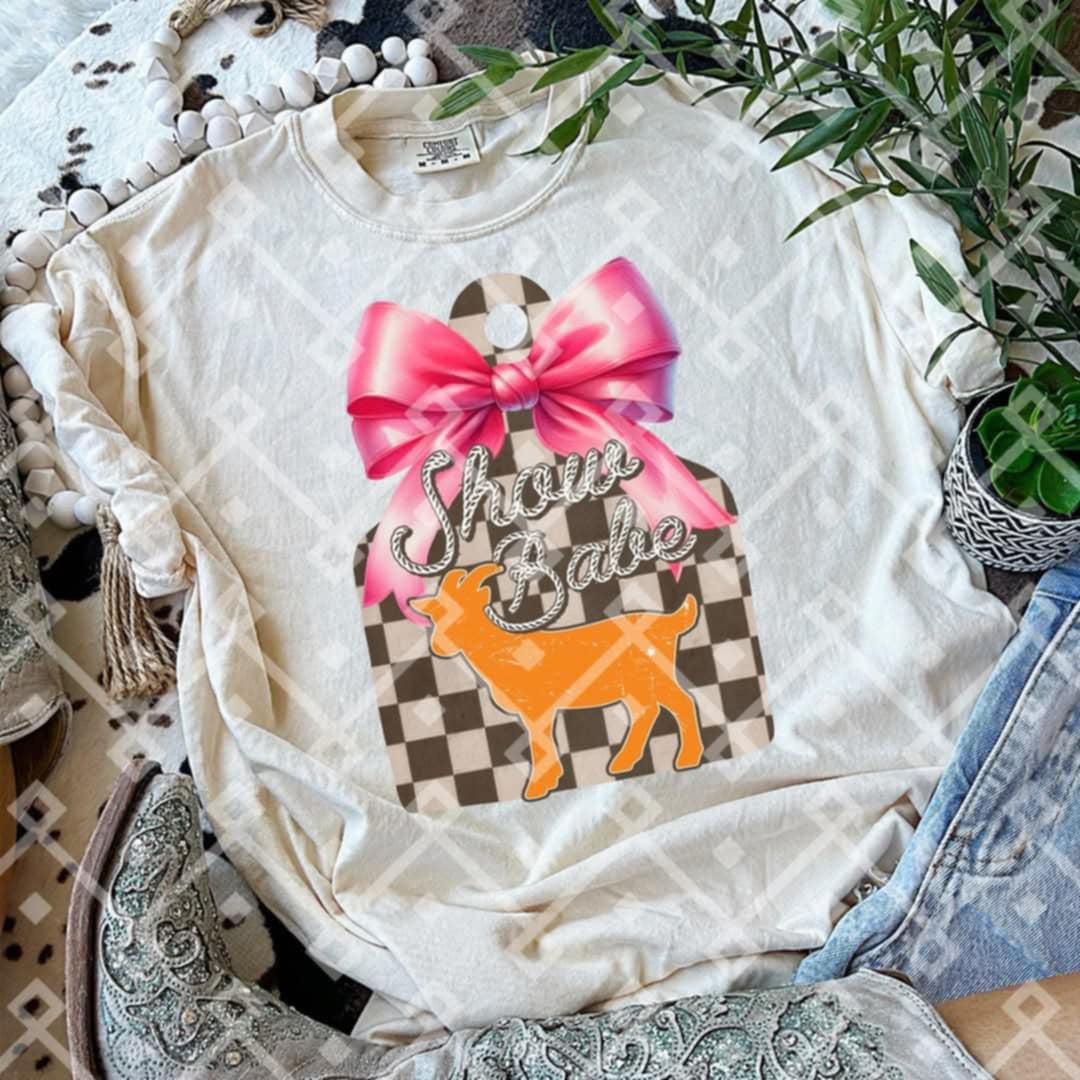 Show babe goat (CRAFTI) 91098 DTF transfer