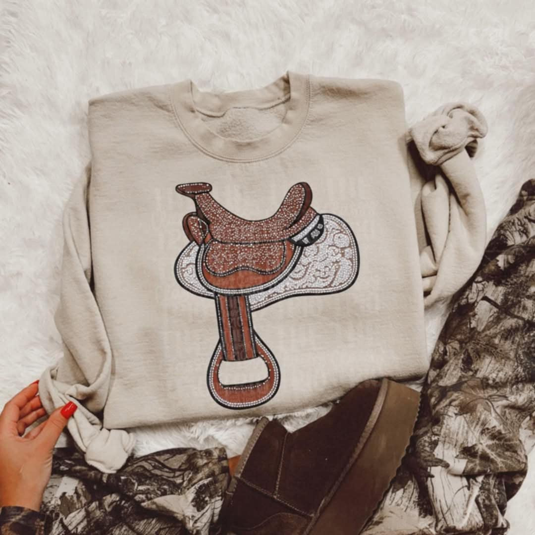 Rhinestone saddle (Classy) 95312 DTF transfer