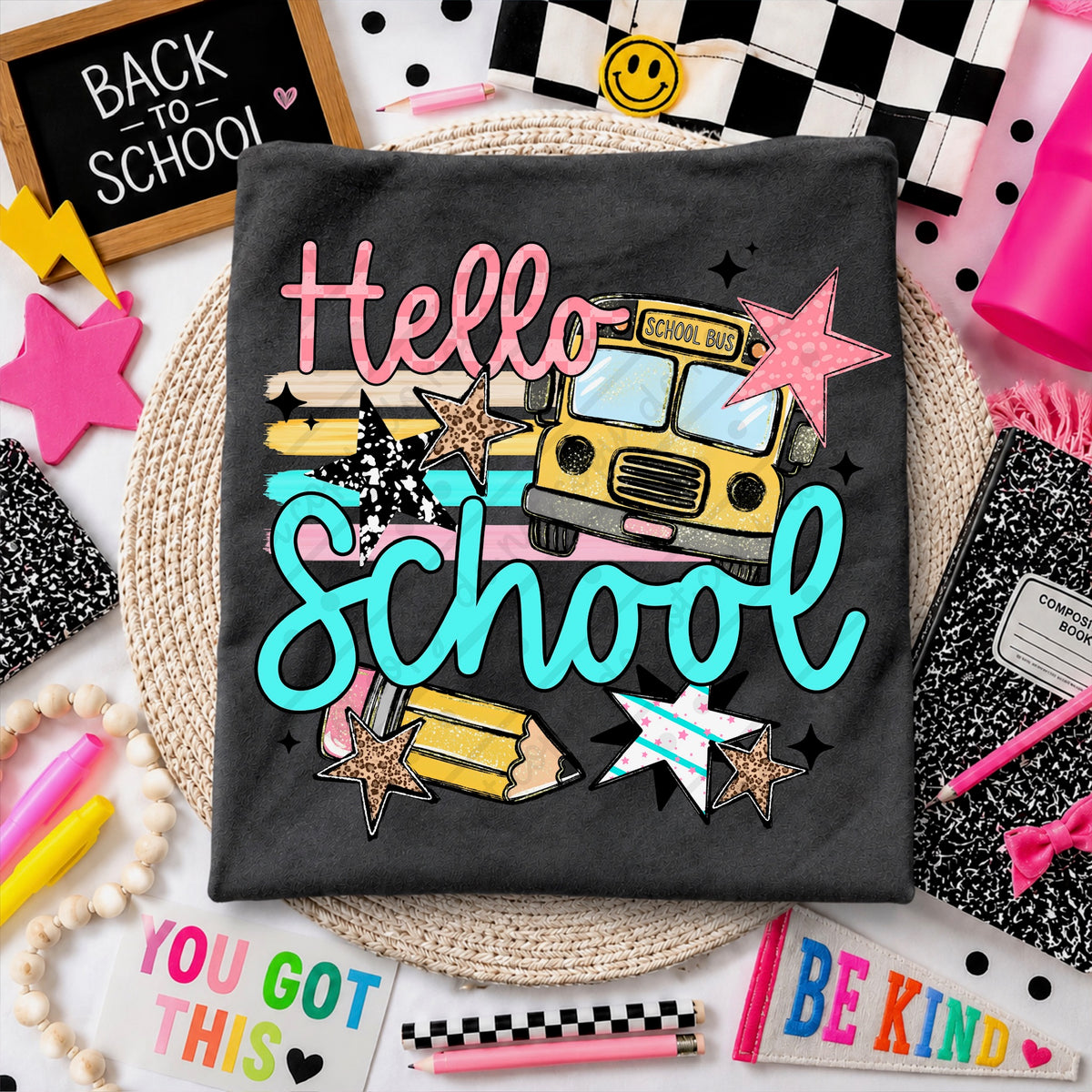 Hello School (exclusive) DTF Transfer