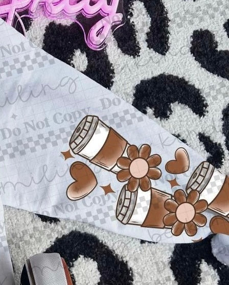 Coffee sleeve 92335 DTF transfer