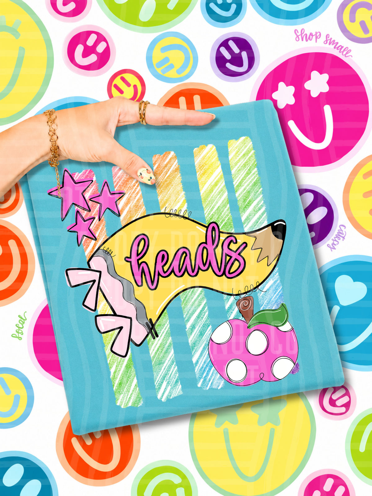 heads pencil flag (CAPLINGER) DTF Transfer