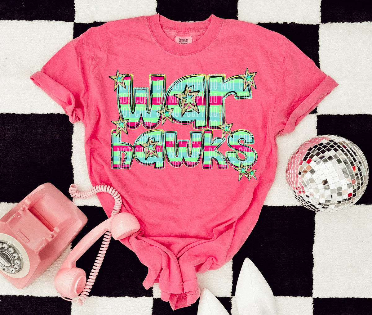 WAR HAWKS multi stripes (Caplinger) DTF transfer