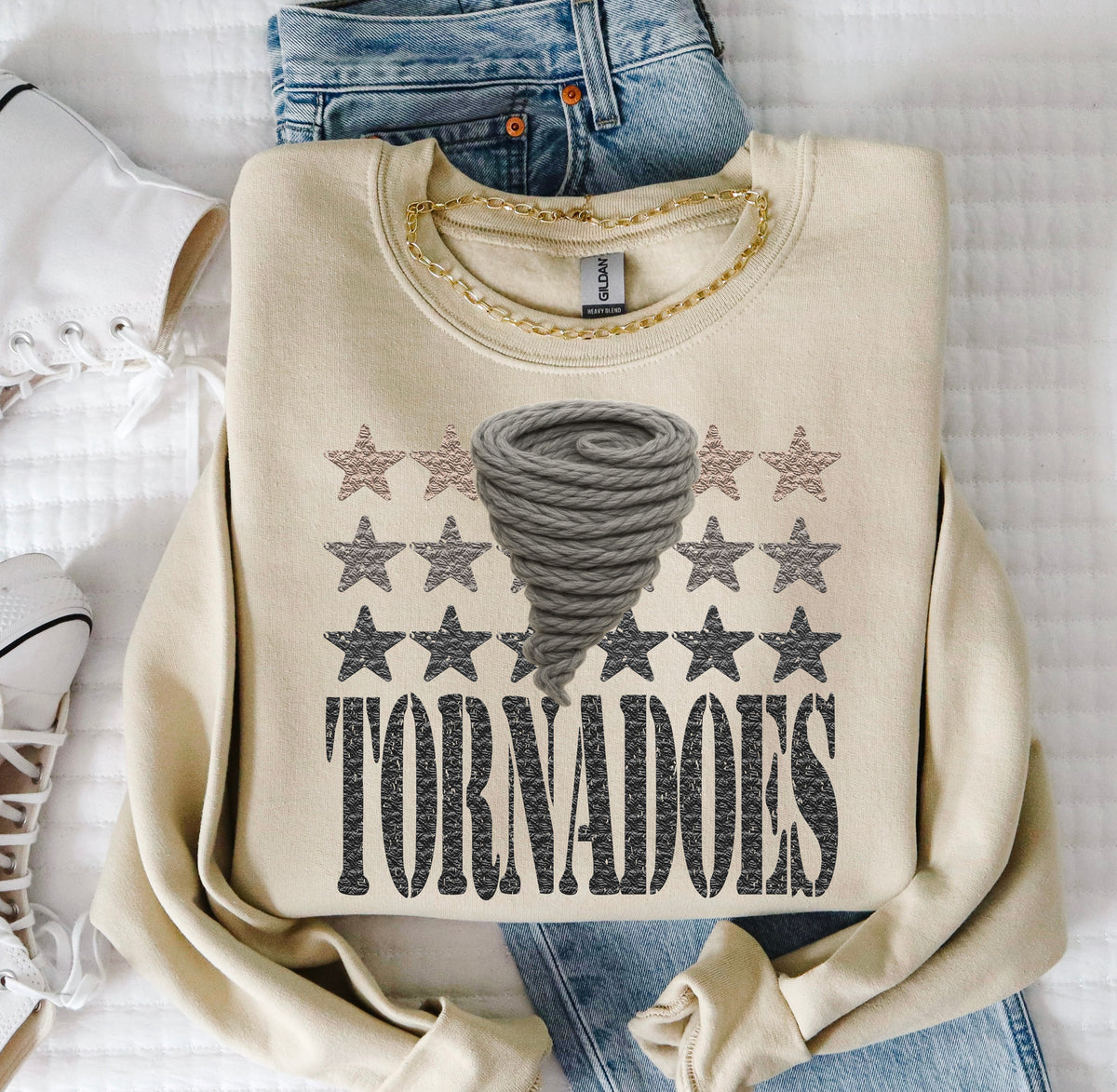 Tornadoes Yarn Mascot (S&G) DTF transfer
