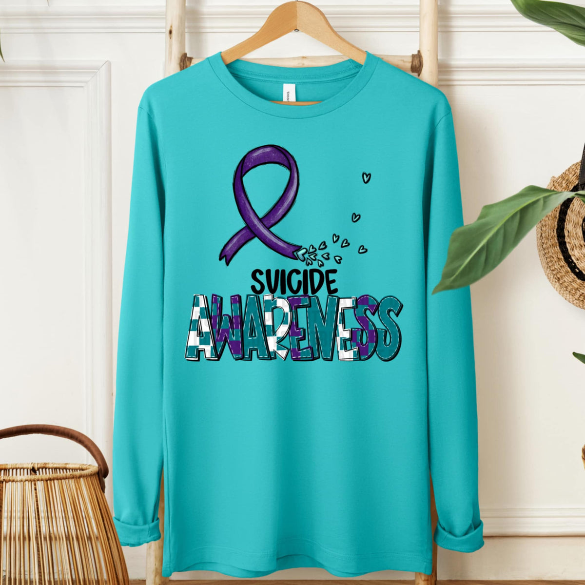 Suicide awareness (SDD) 107710 DTF transfer