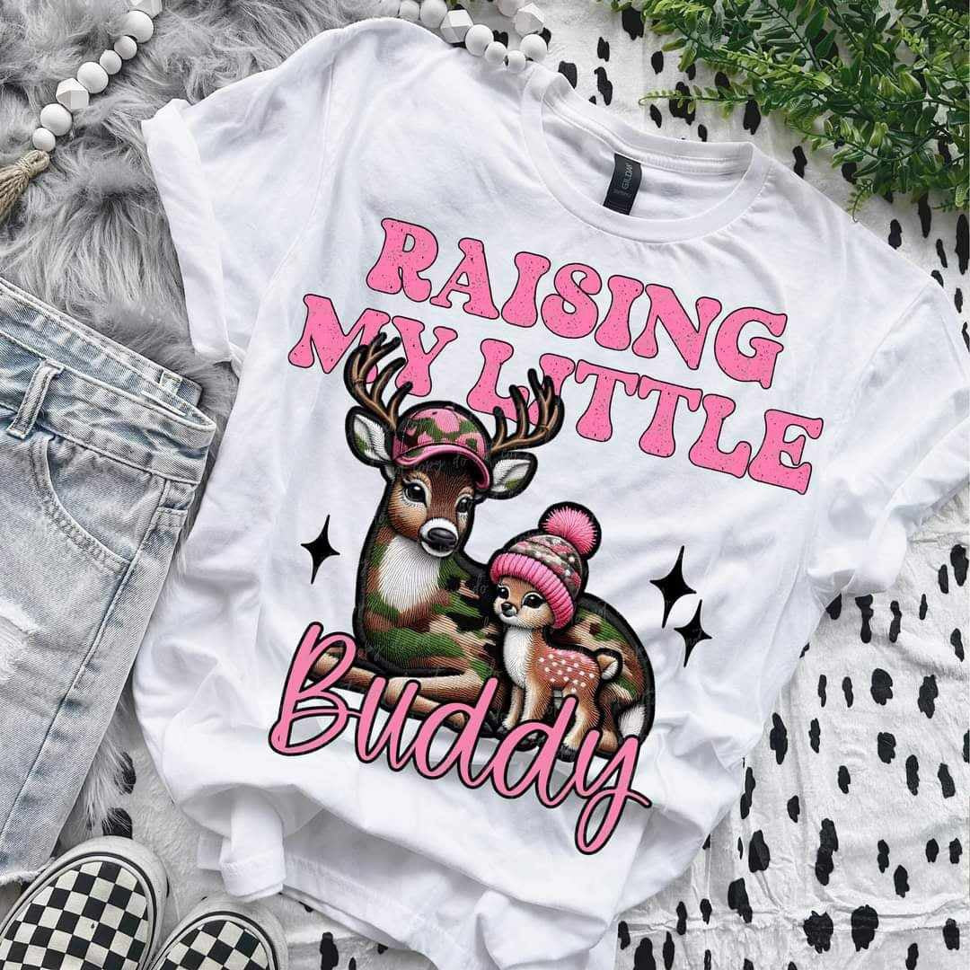 Raising my little hunting buddy deer GIRL (VIRGO) 70576 DTF transfer
