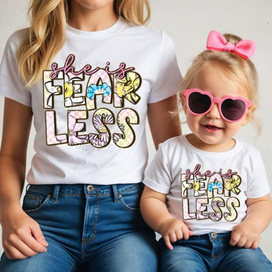 She is fearless (C’s) 92090 DTF transfer