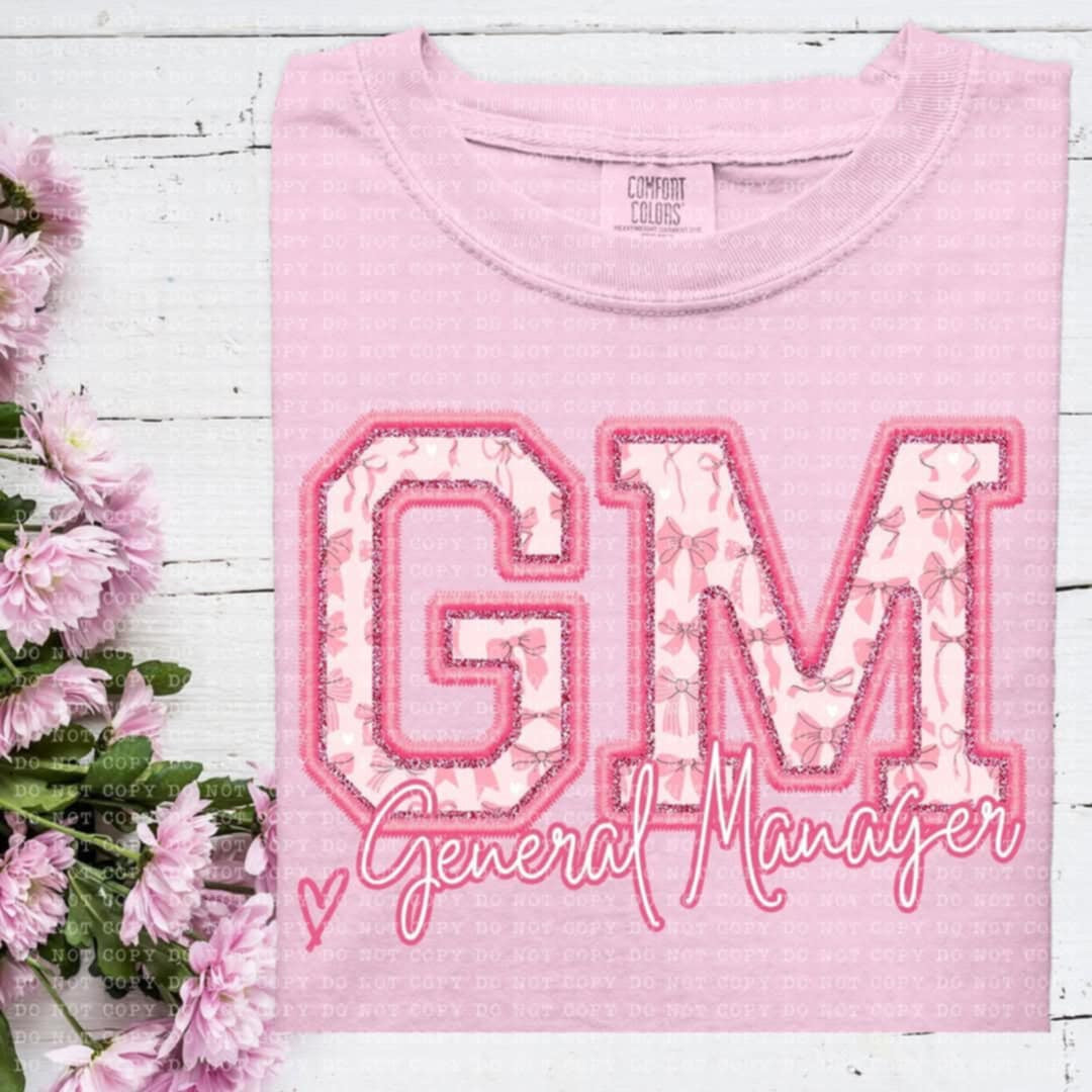 GM general manager coquette (ECHT) 93859 DTF transfer