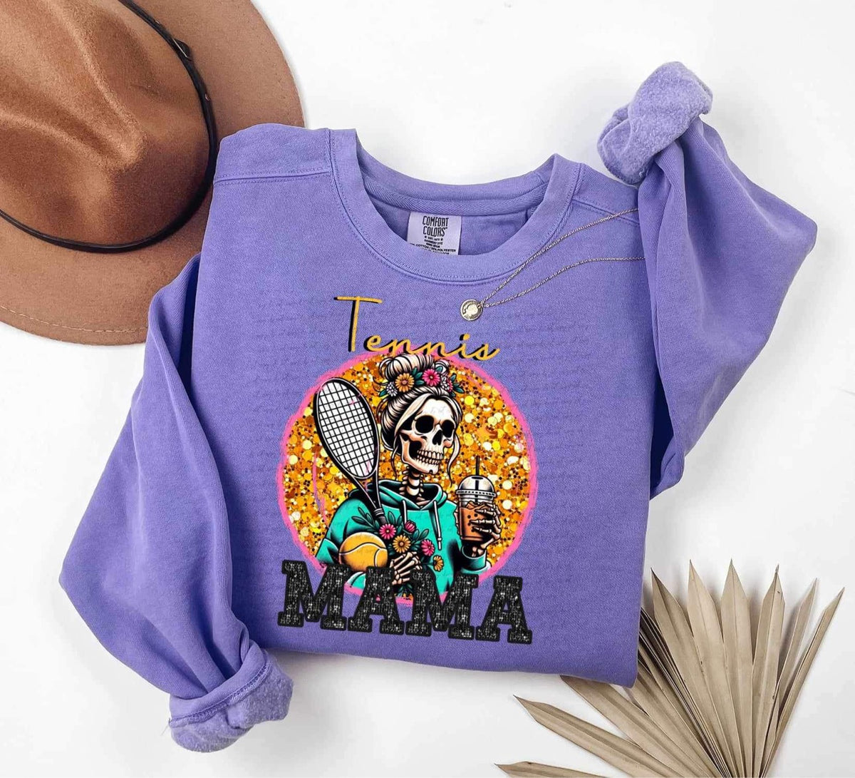 Tennis Mama Skelly DTF transfer 13949