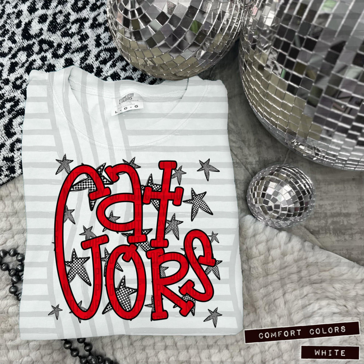 Red Staggered Mascots (Caplinger)