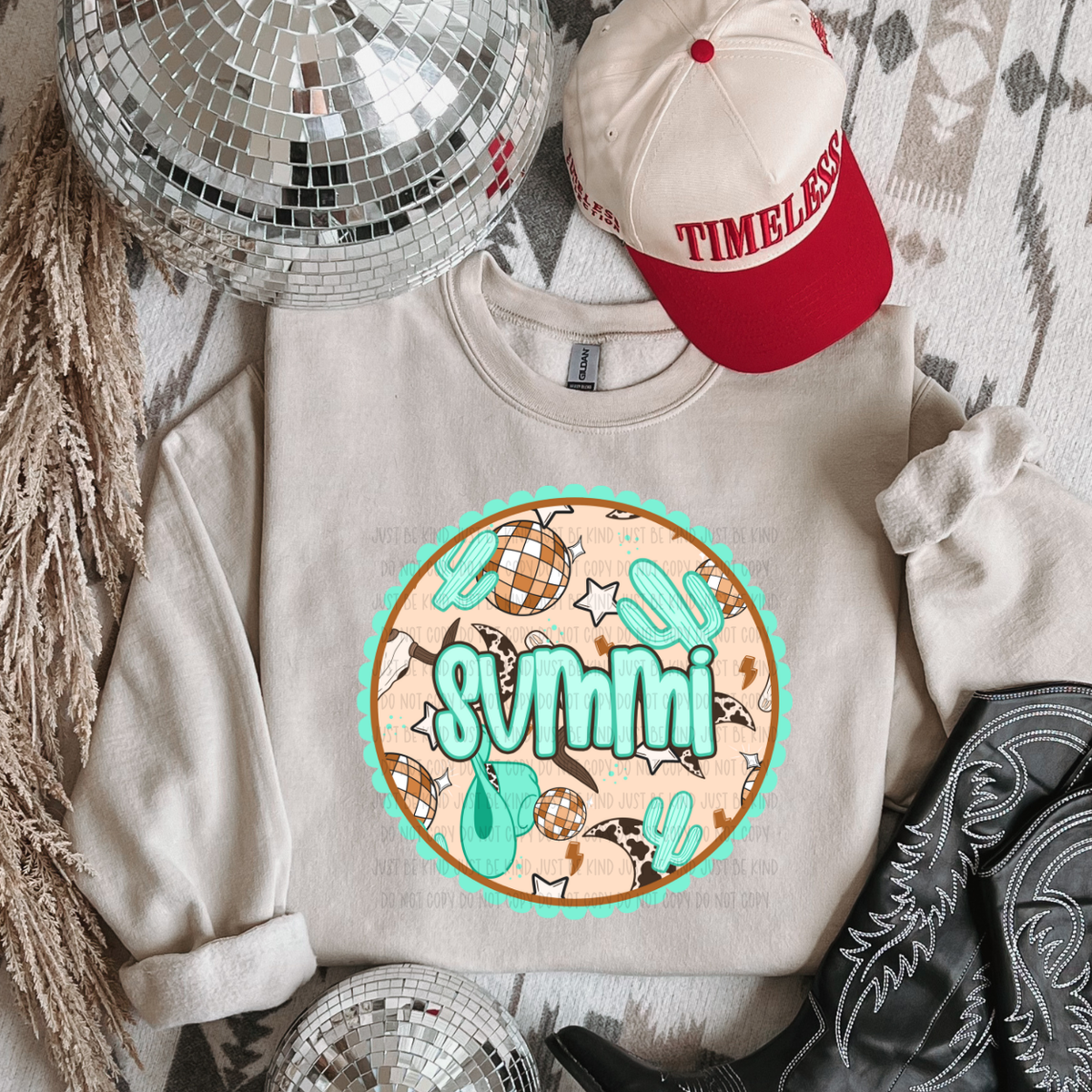 Summi *Teal (Kayndi) 72821 DTF transfer