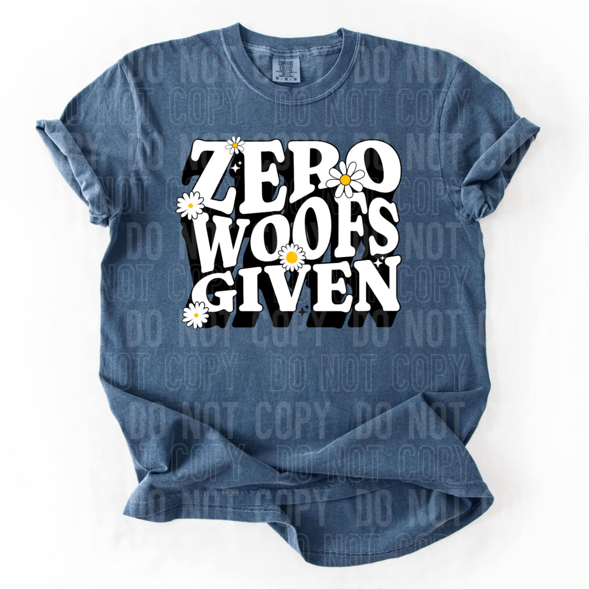 Zero woofs given (SBB) 92054 DTF transfer