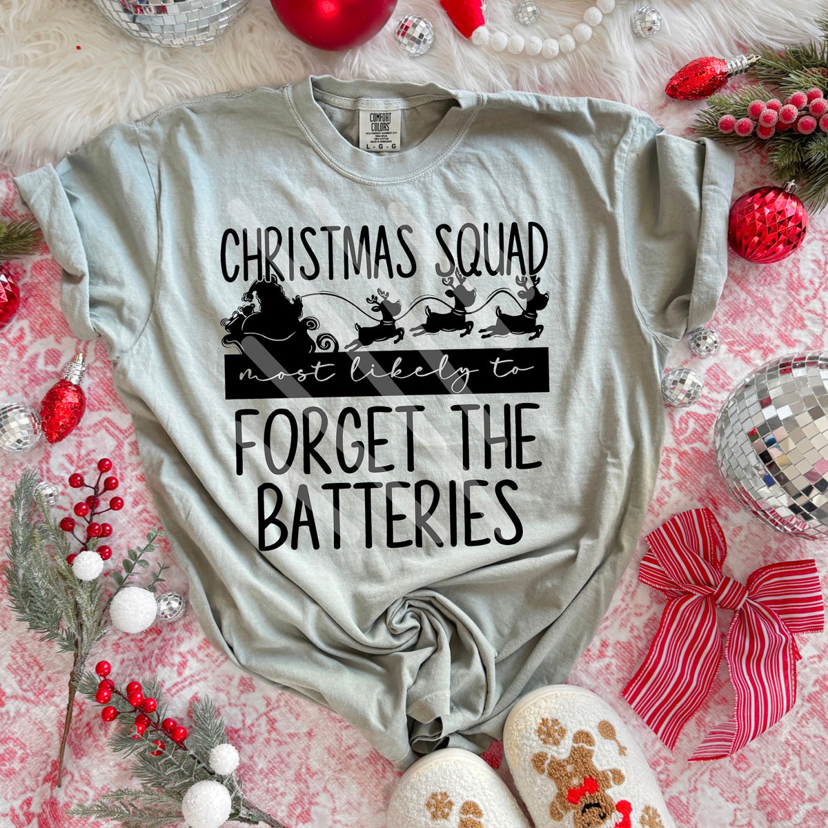 Most likely to forget batteries BLACK (SDD) 115102 DTF transfer