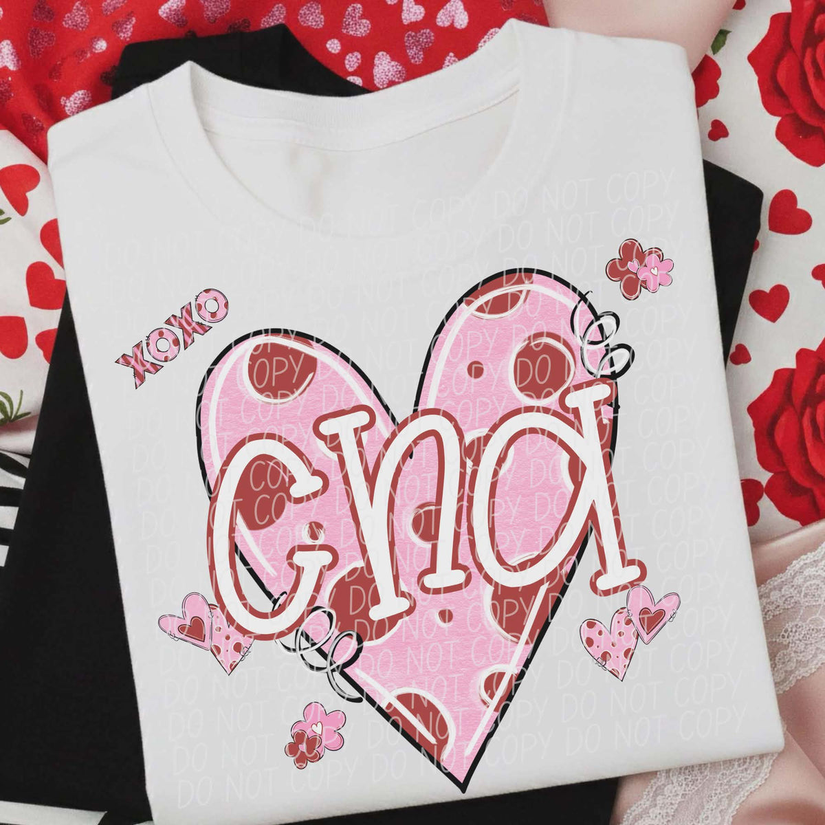 CNA polkadot heart (city) DTF transfer