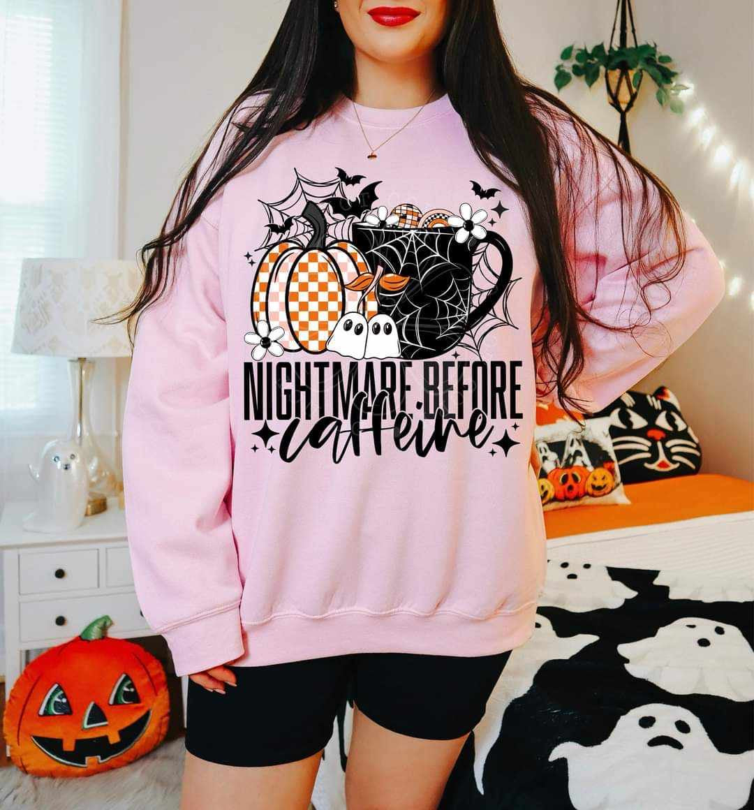 Nightmare before caffeine (LYTTLE) 53872 DTF transfer