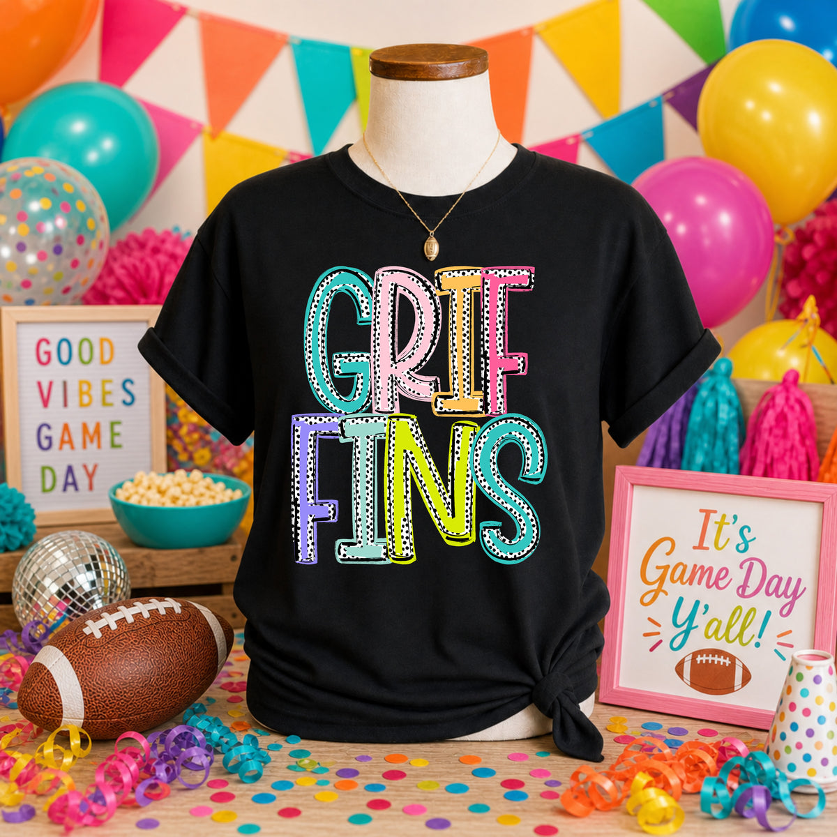 Griffins Dixie Dot (S&G) DTF transfer