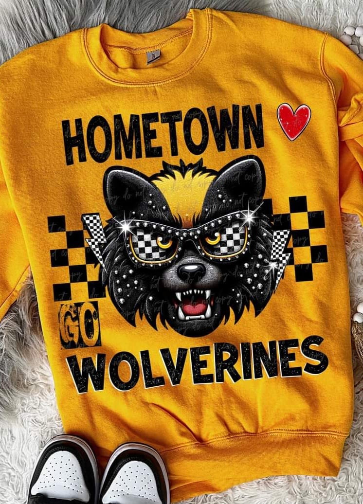 Hometown wolverines (VIRGO) 55704 DTF transfer