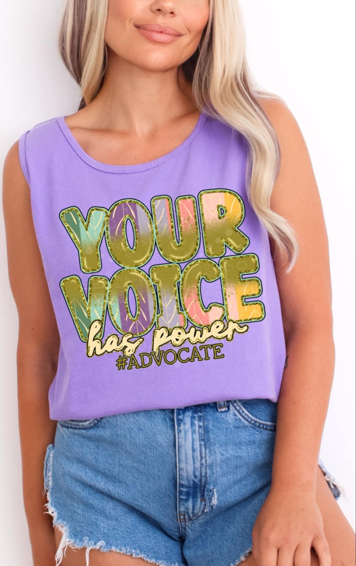 Your voice has power 94070 DTF transfer