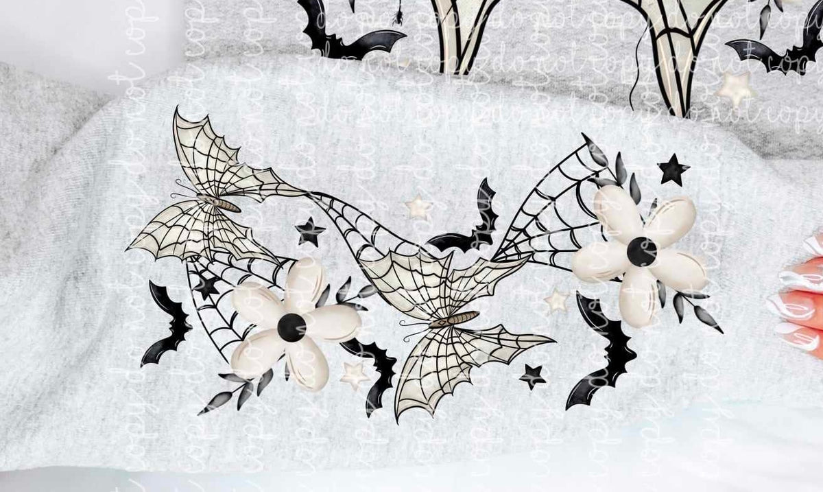 Butterfly web sleeve (MMD) 52647 DTF transfer