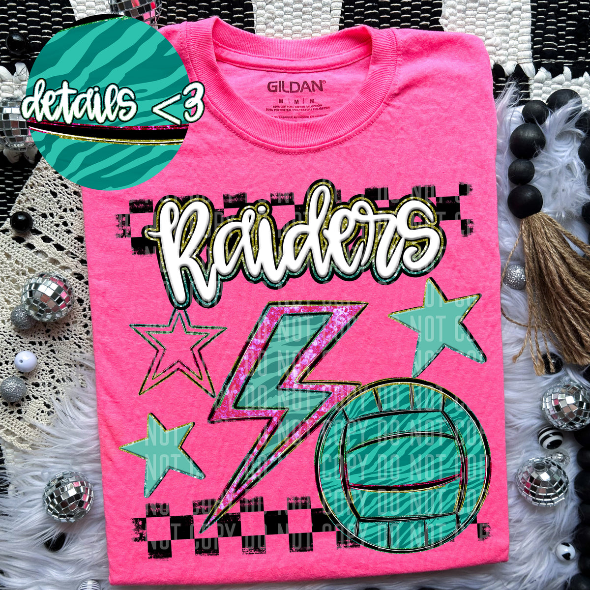 Raiders Rainbow Volleyball (Caplinger) 97288 DTF transfer