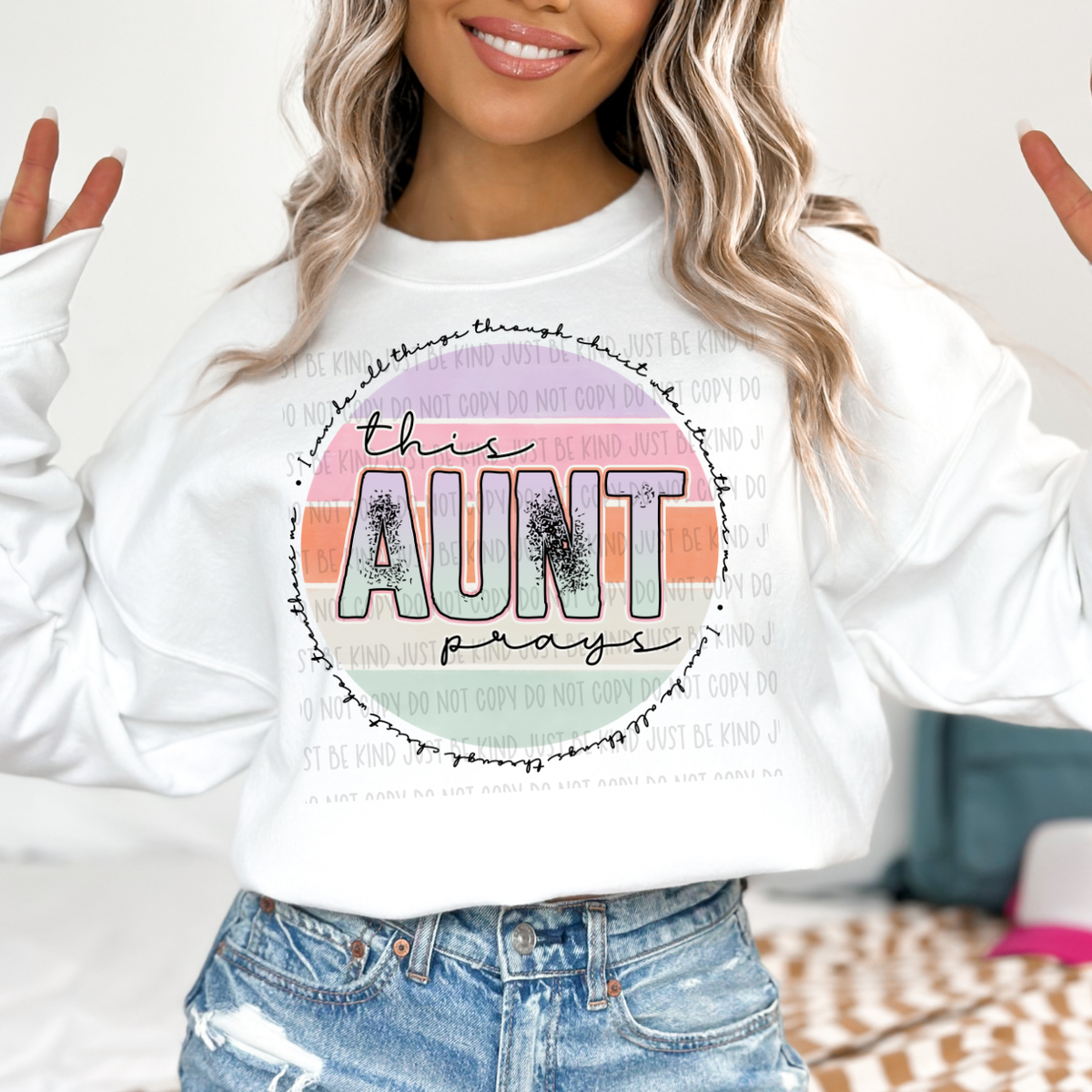 This Aunt Prays (Kayndi) 72980 DTF Transfer