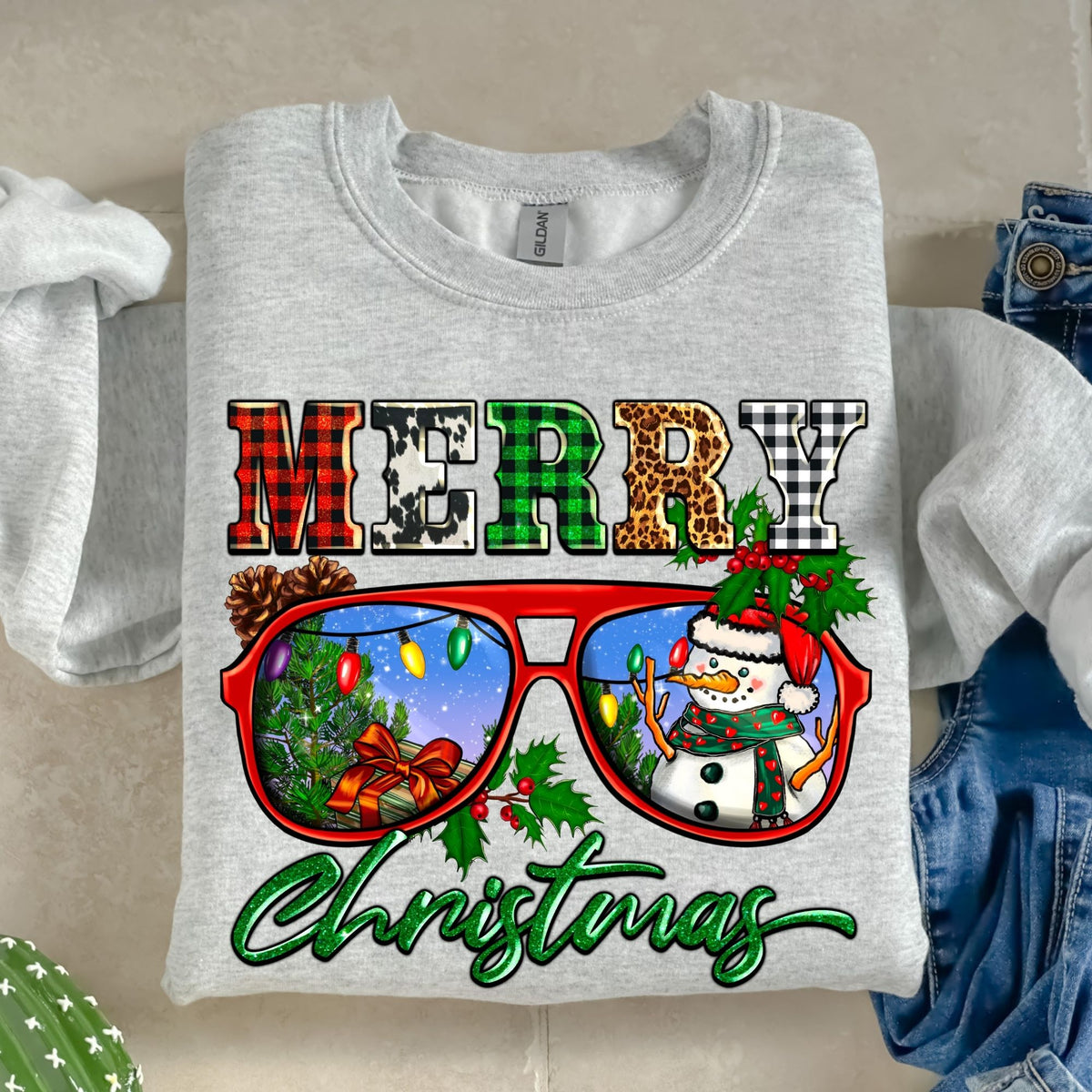 Merry Christmas-38684-DTF transfer