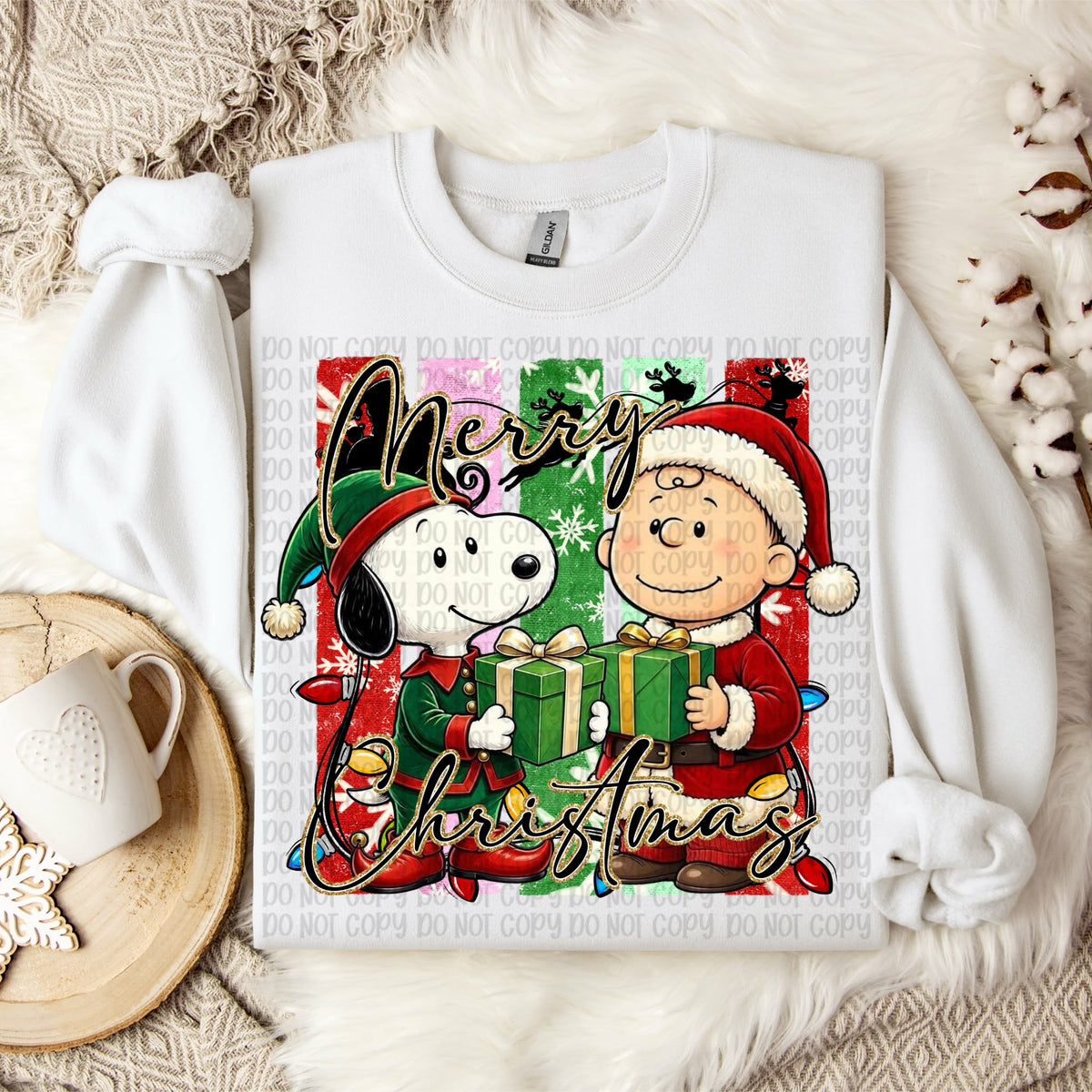 Merry Christmas peanuts Sunday Special DTF transfer