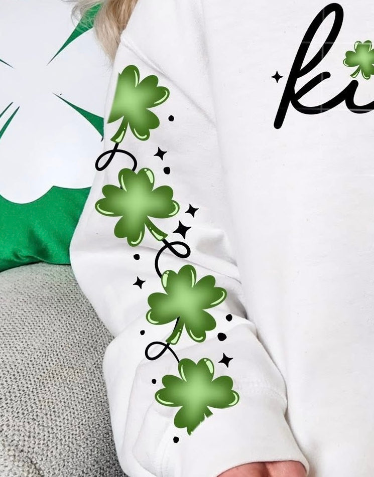 Kiss Me (SET OF TWO SLEEVES) black (CSC) DTF transfer