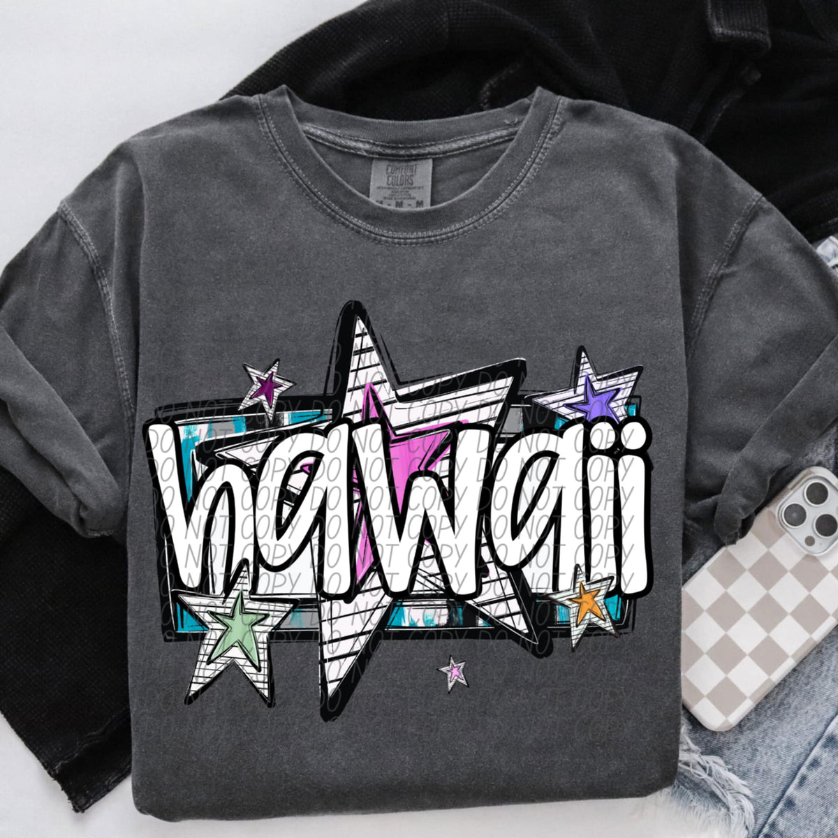 Hawaii stars (CITY) 85407 DTF transfer