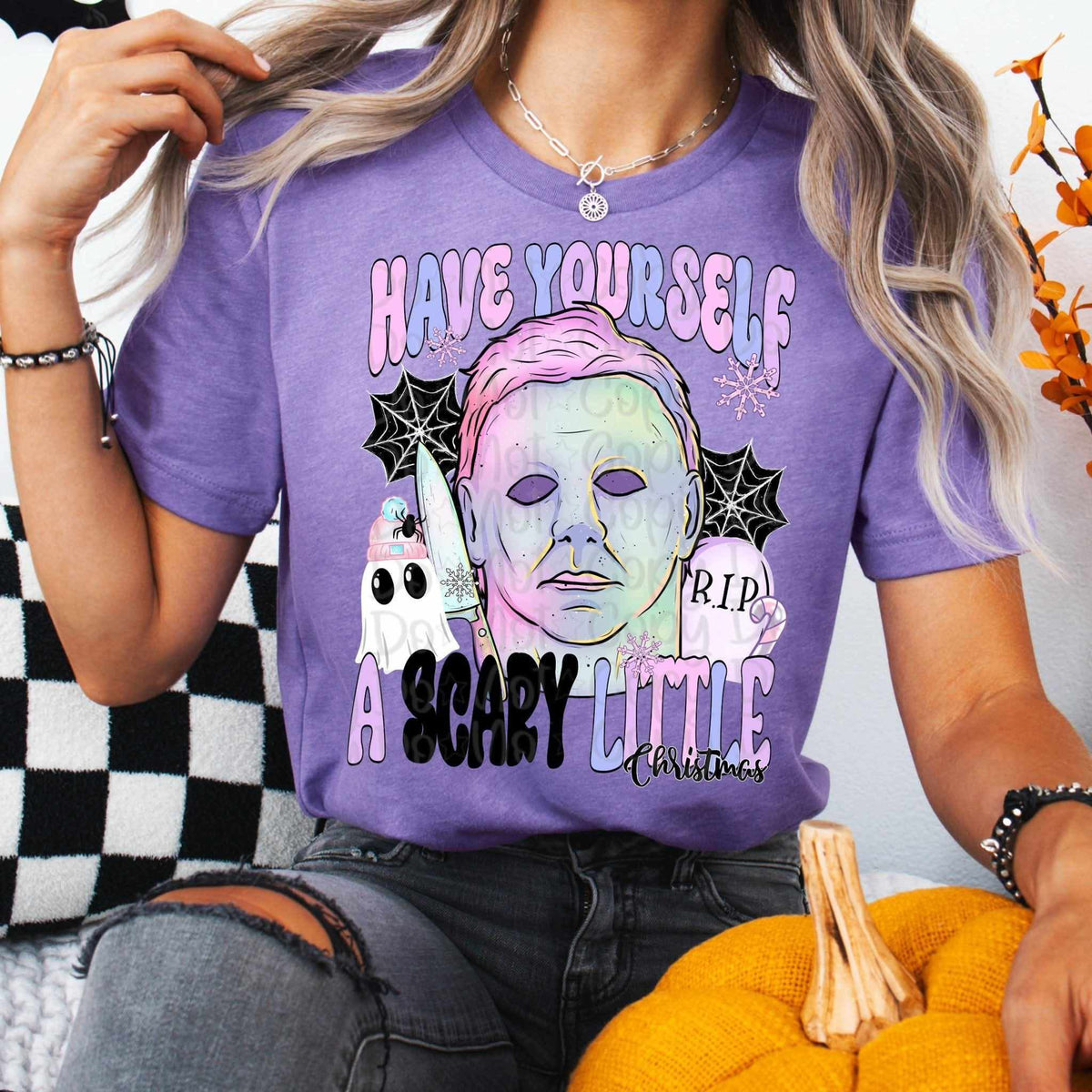 Have yourself a scary little Christmas (virgo) 111217 DTF transfer