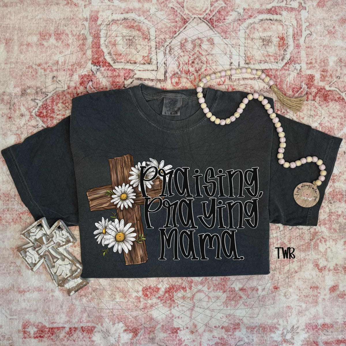 Praising Praying Mama black (SSD) DTF TRANSFER