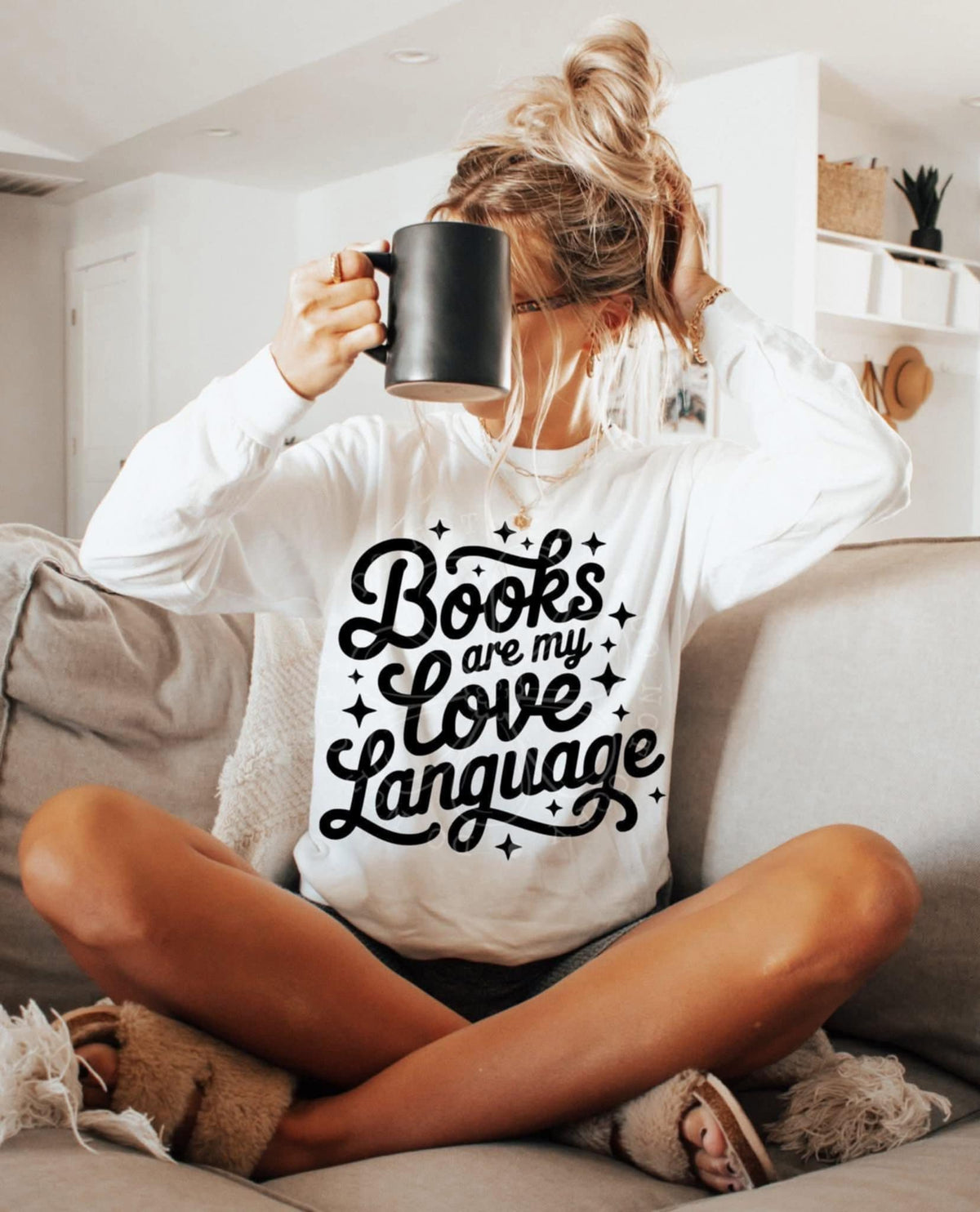 Books are my Love Language (lyttle) DTF transfer