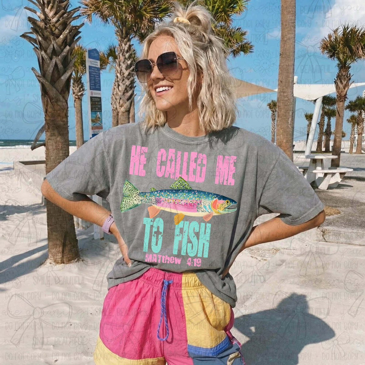 He called me to fish (Carter) DTF Transfer