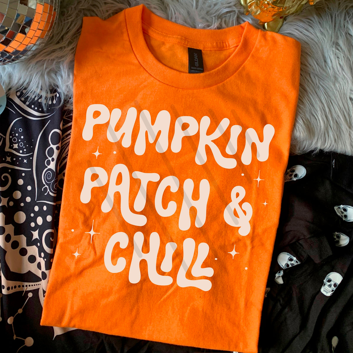 Pumpkin Patch and Chill Scarlow 110321 DTF transfer