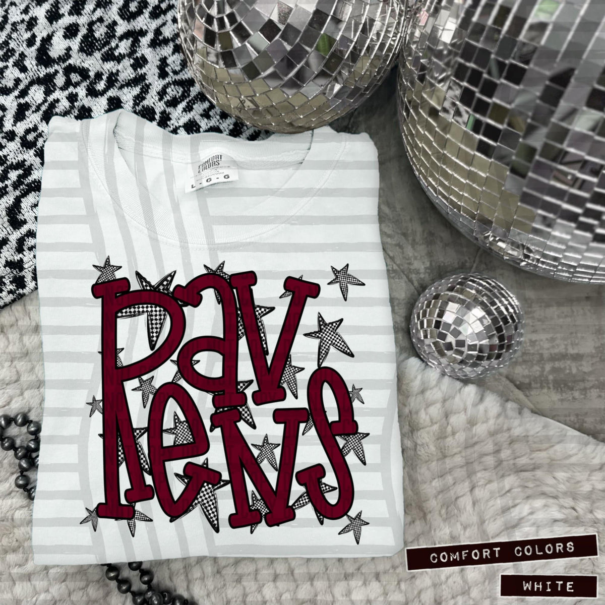 Maroon Staggered Mascots (Caplinger)