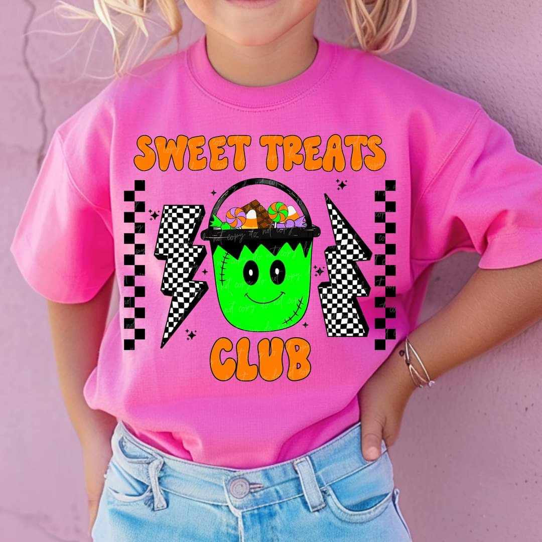Sweet treats club green bucket (VIRGO) 50164 DTF transfer