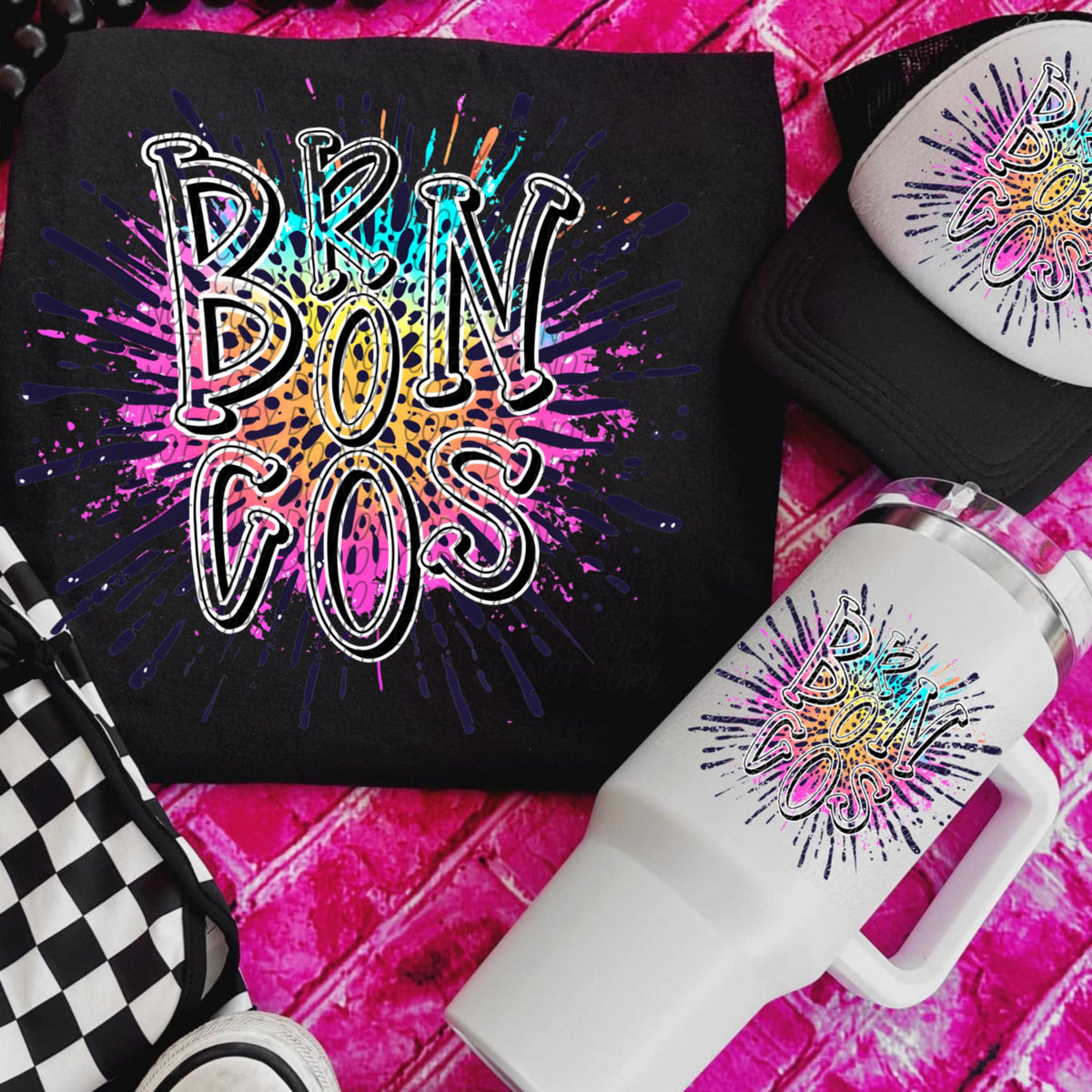 Colorful Burst Mascots (City)