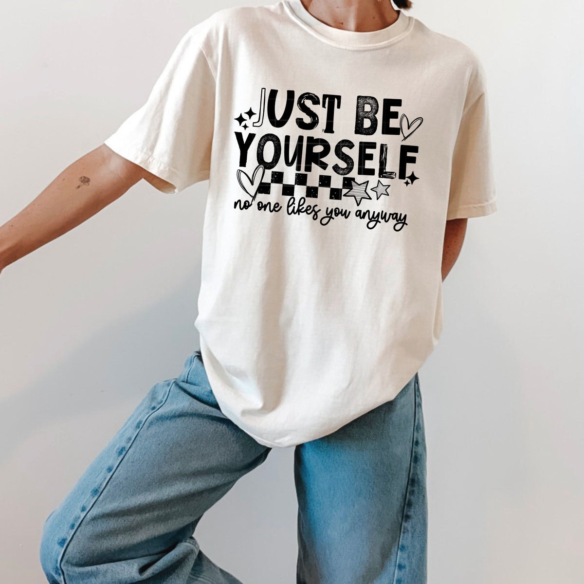 Just be yourself BLACK (CSC) DTF Transfer