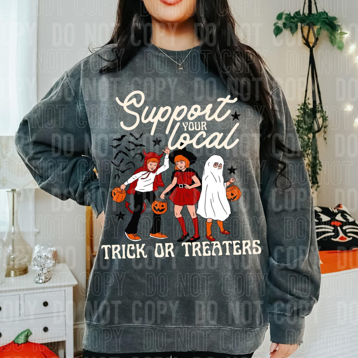 Support Your Trick Or Treaters SBB DTF transfer
