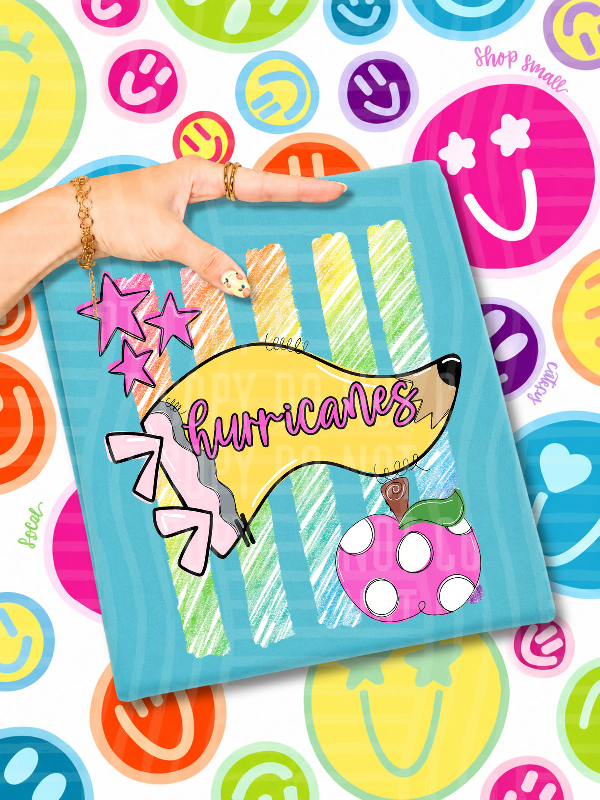 hurricanes pencil flag (CAPLINGER) DTF Transfer