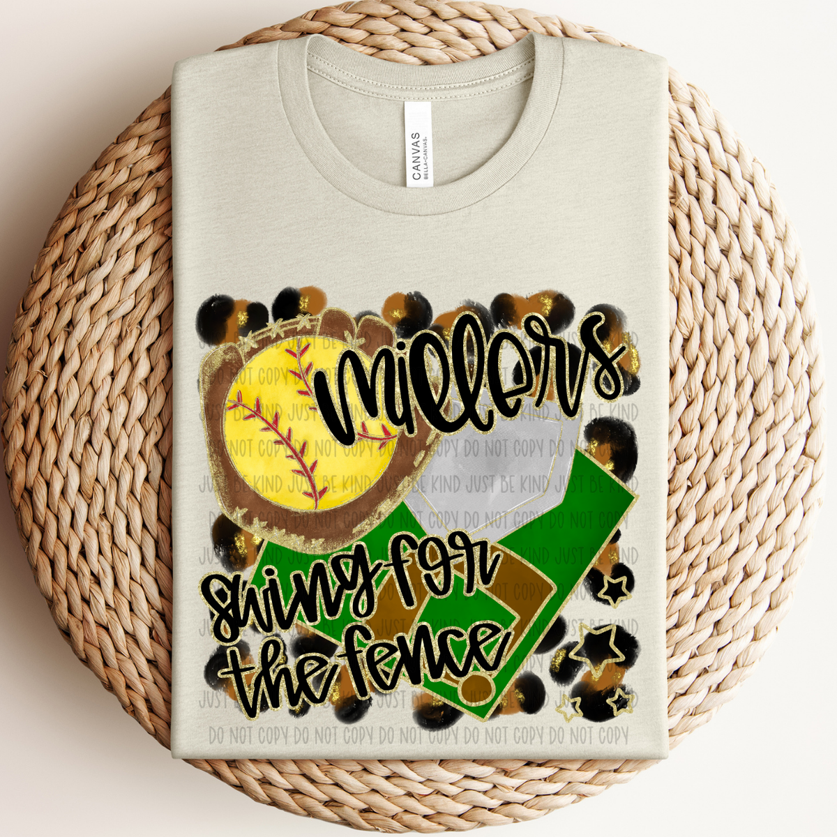 Softball Millers For The Fence (Caplinger) 83493 DTF Transfer